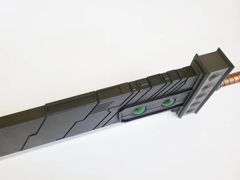 Final Fantasy VII Remake Cloud Buster Sword Prop Kit LED Version
