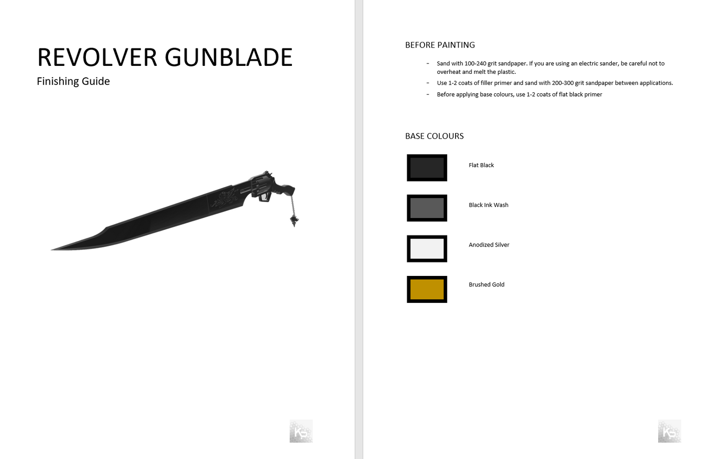 Final Fantasy VIII Squall Gunblade Prop Kit