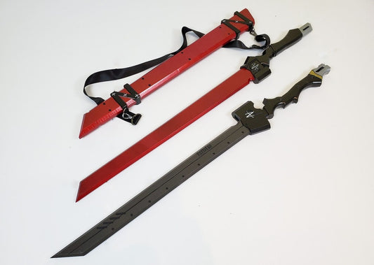 Arknights Ch'en Raythean Dual Swords & Sheath Prop Kit